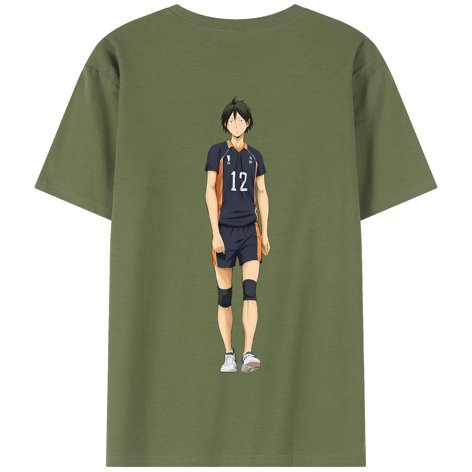 （画像用） ハイキュー!! Haikyu!! 綿100％半袖Tシャツ（背面プリント）